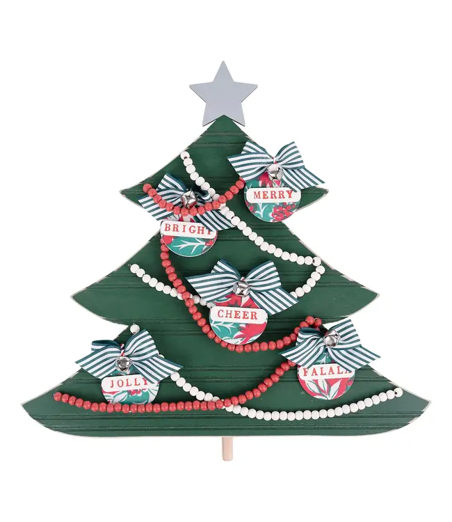 Glory Haus Merry & Bright Christmas Tree Topper