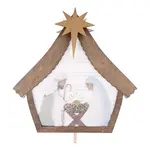 Gold Star Nativity Topper