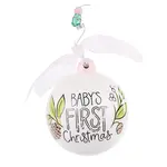 Baby Girl Deer 1st Christmas Ornament