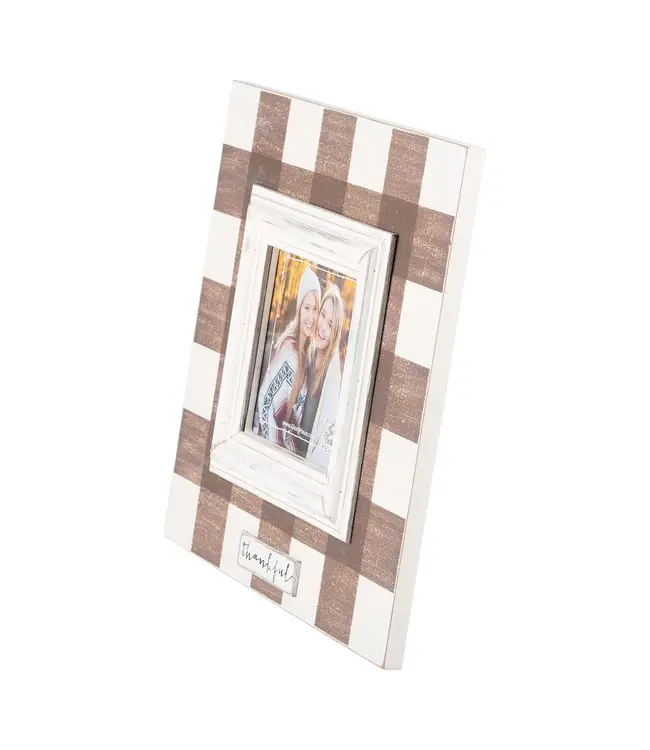 Thankful Plaid Frame