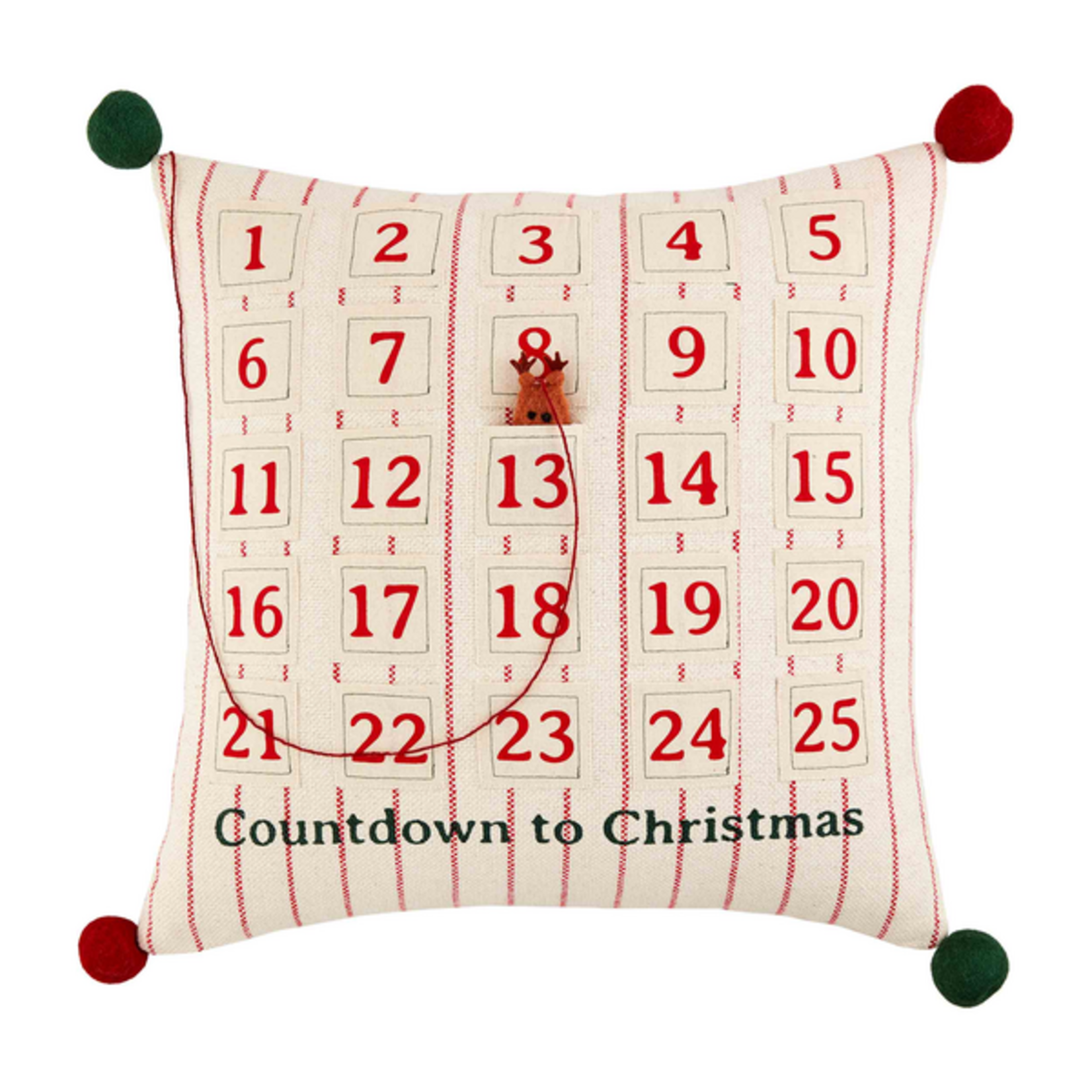 Christmas Advent Pillow