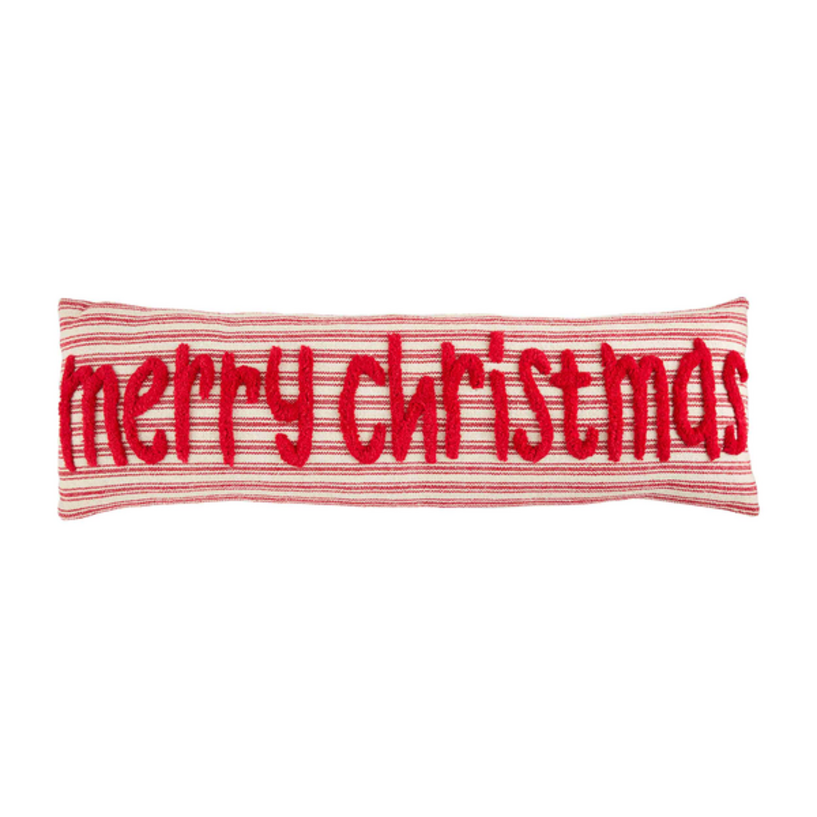 Tufted Merry Christmas Pillow