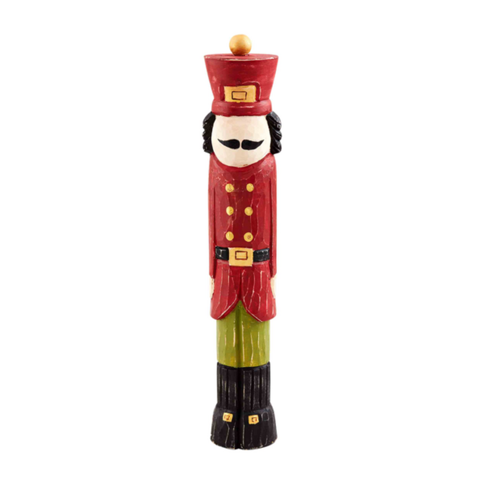 Red Wood Nutcracker Sitter