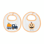 Orange Pumpkin Reversible Bib