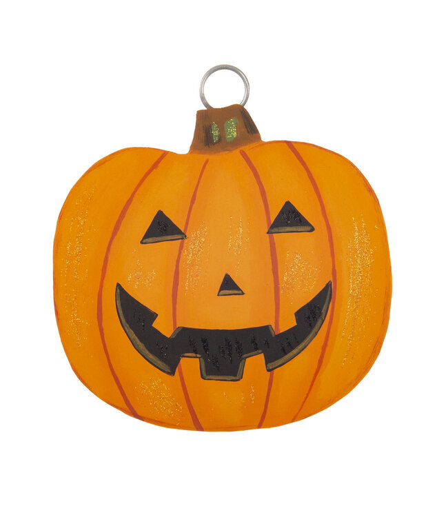 Round Top Mini Jack O Lantern Charm