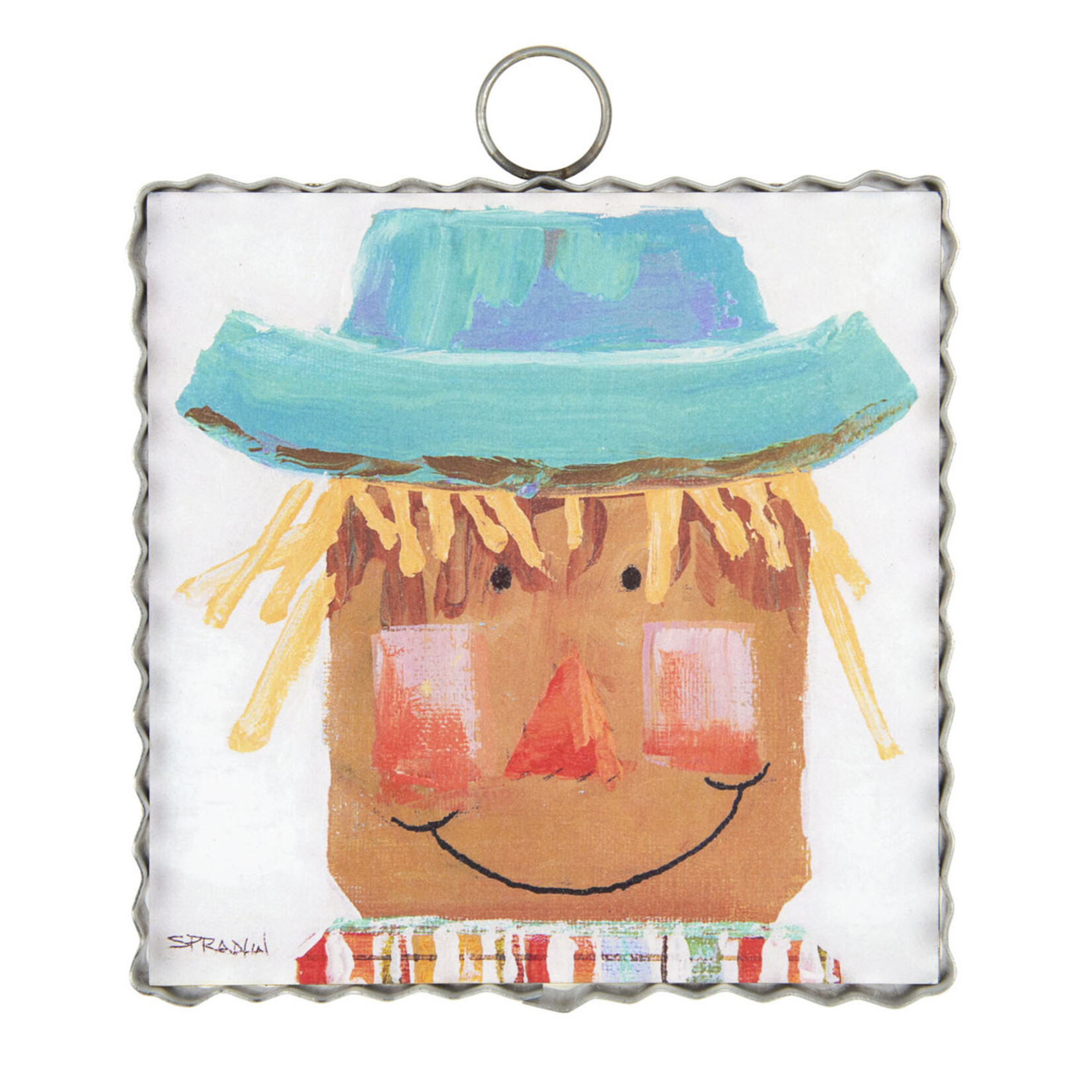 Round Top Mini Oh My Scarecrow Print