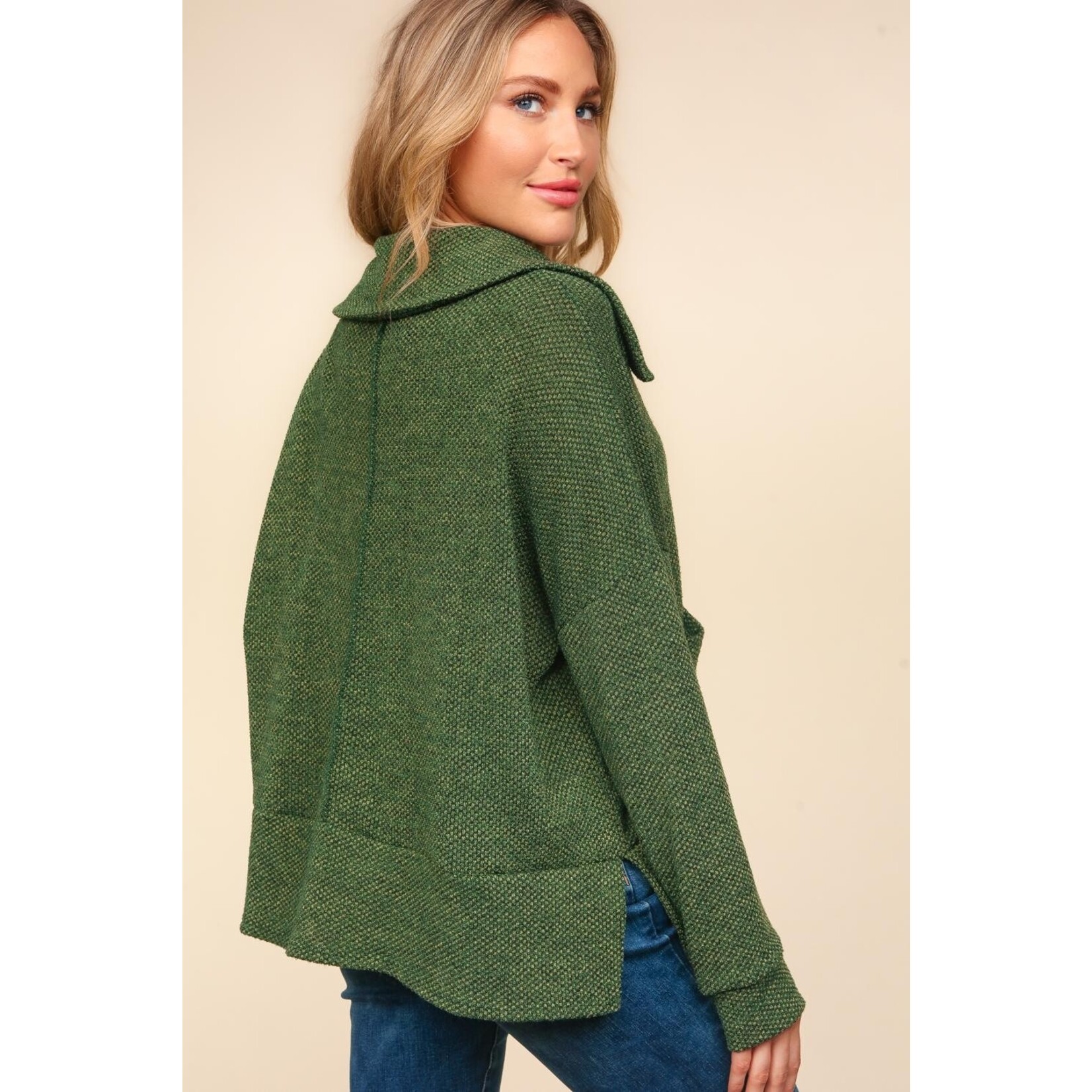 Haptics Jessica Olive Sweater