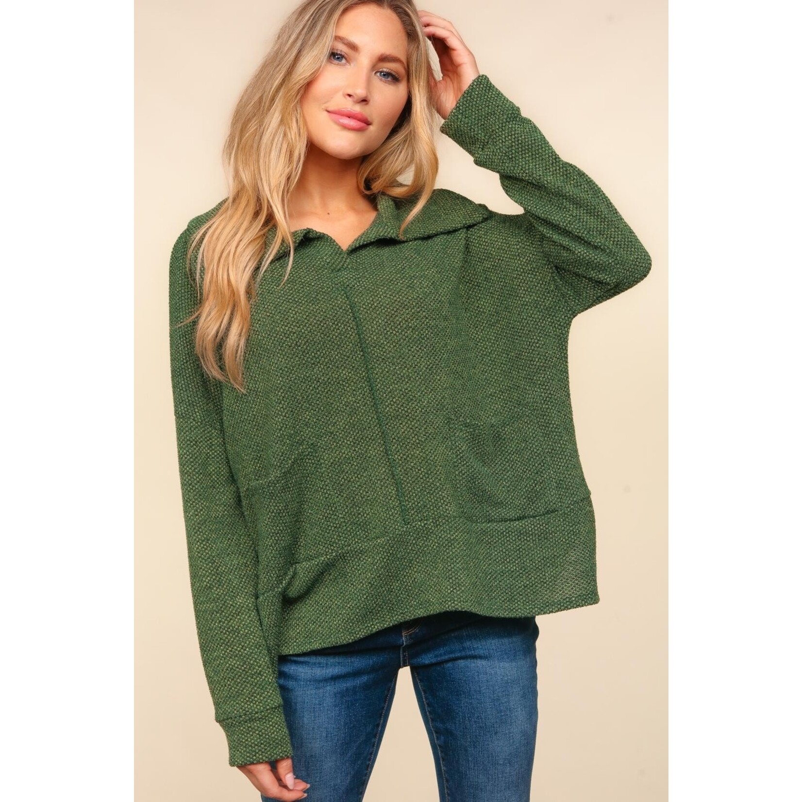 Haptics Jessica Olive Sweater