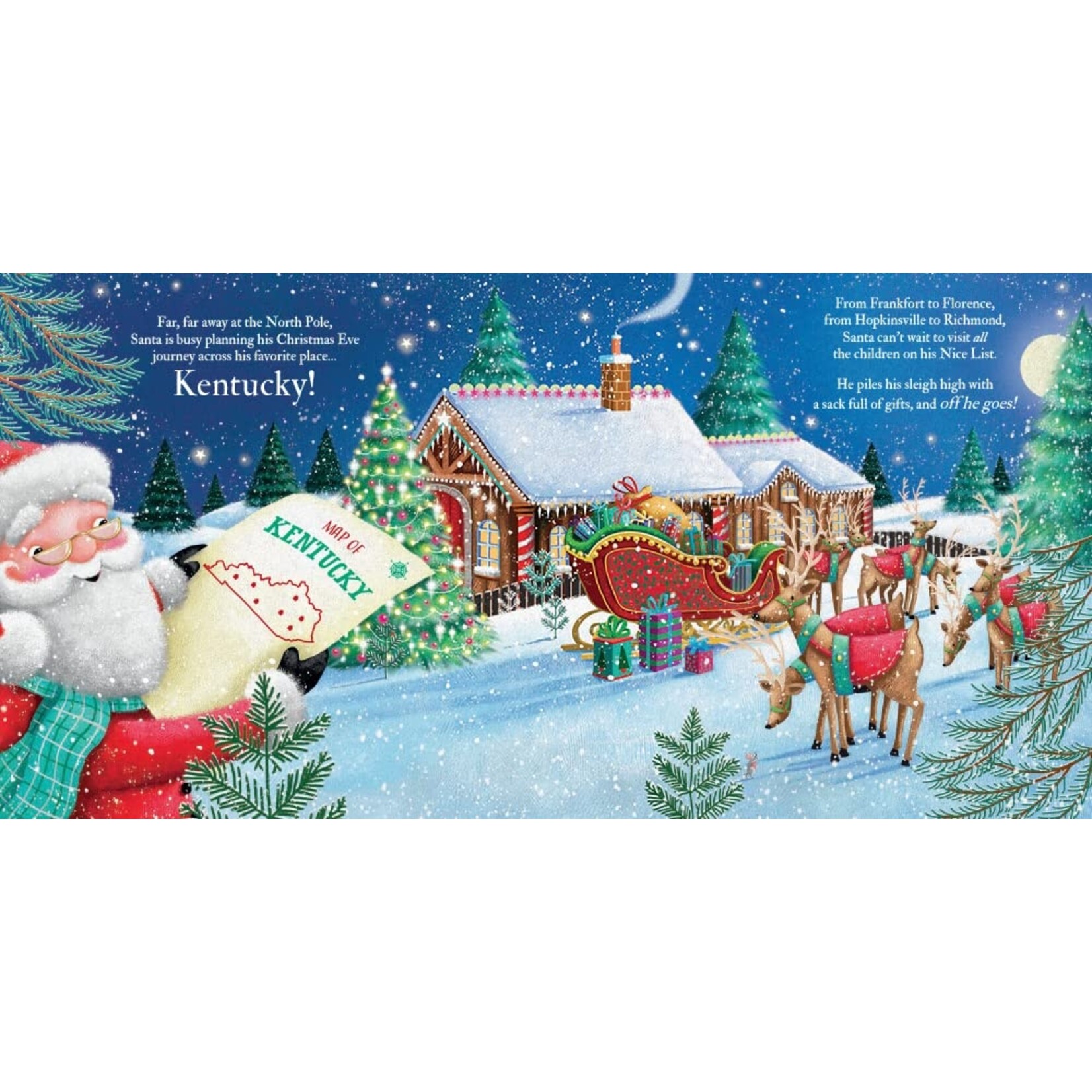 Sourcebooks 'Twas the Night Before Christmas in Kentucky Book