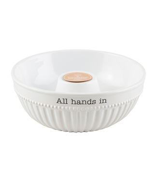 All Hands In Serving Bowl
