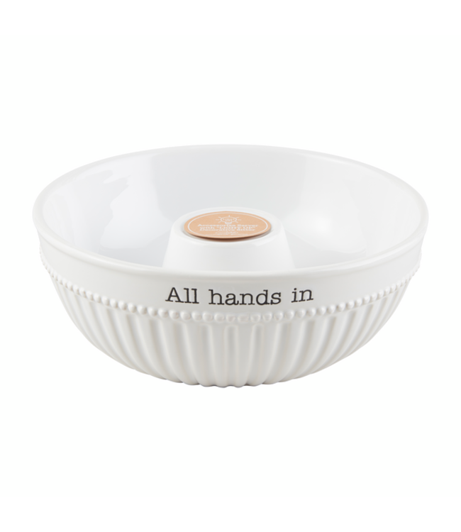 All Hands In Serving Bowl