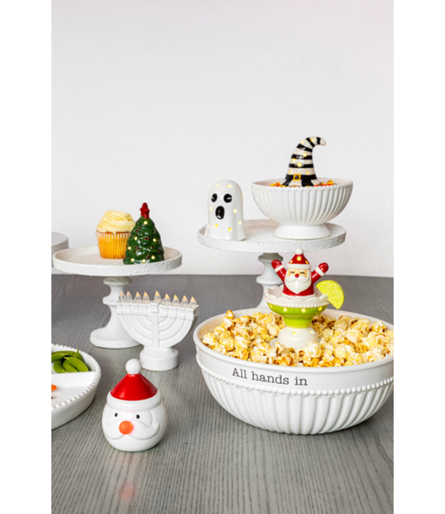 All Hands In Serving Bowl