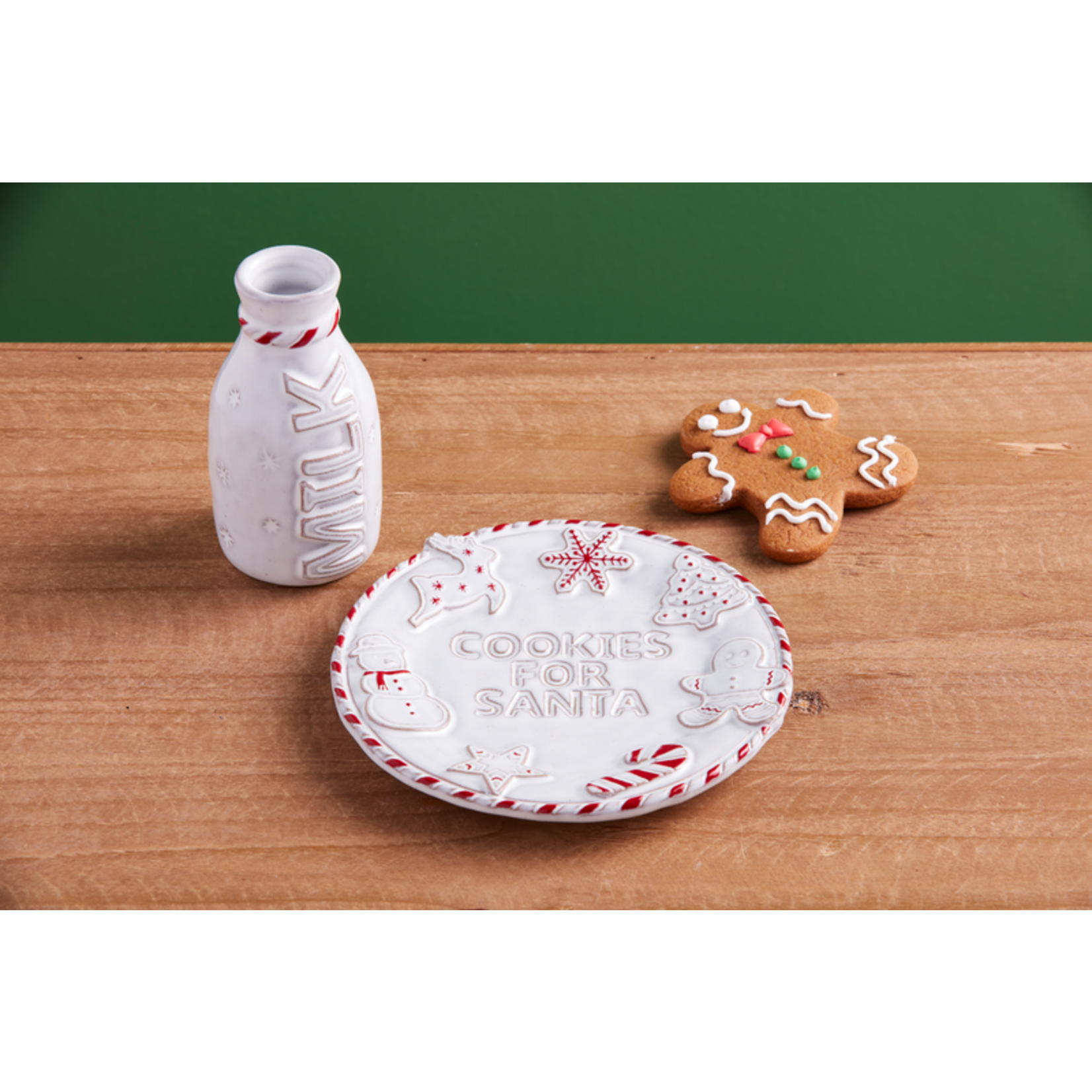 Milk & Cookies For Santa Set