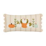 Lumbar Scallop Pumpkin Pillow