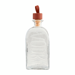 Vodka Embossed Glass Decanter