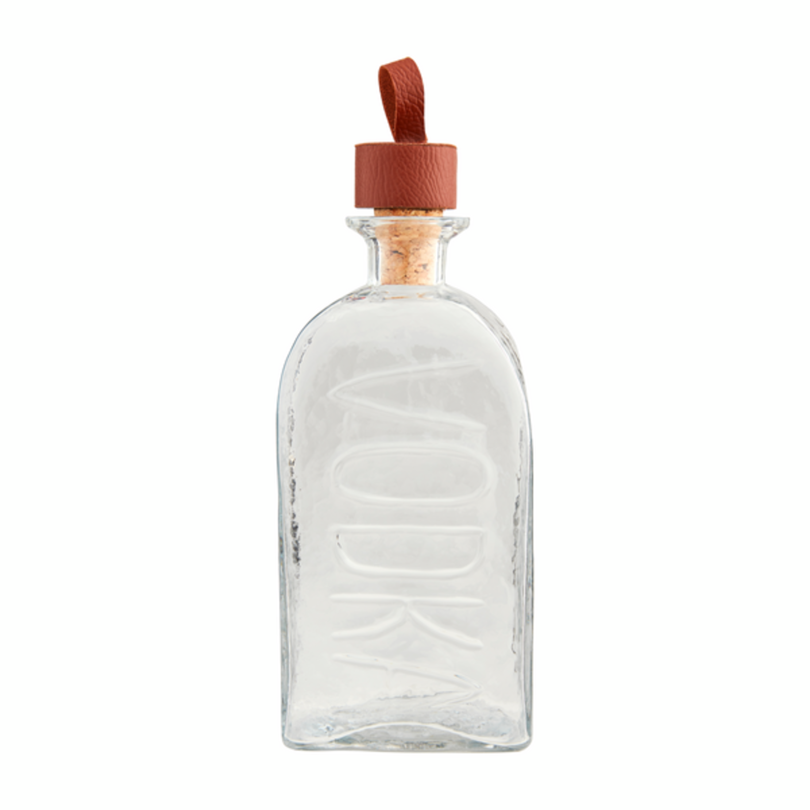 Vodka Embossed Glass Decanter