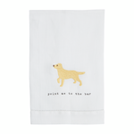 Dog Embroidered Towel