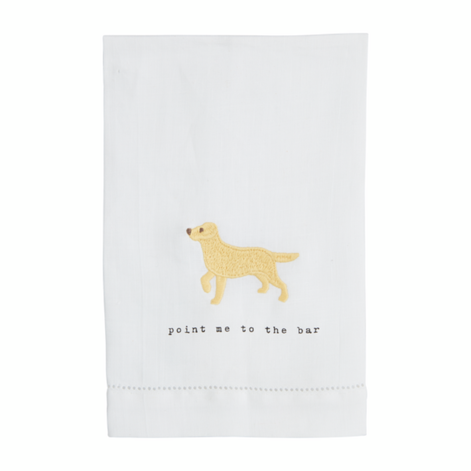 Dog Embroidered Towel