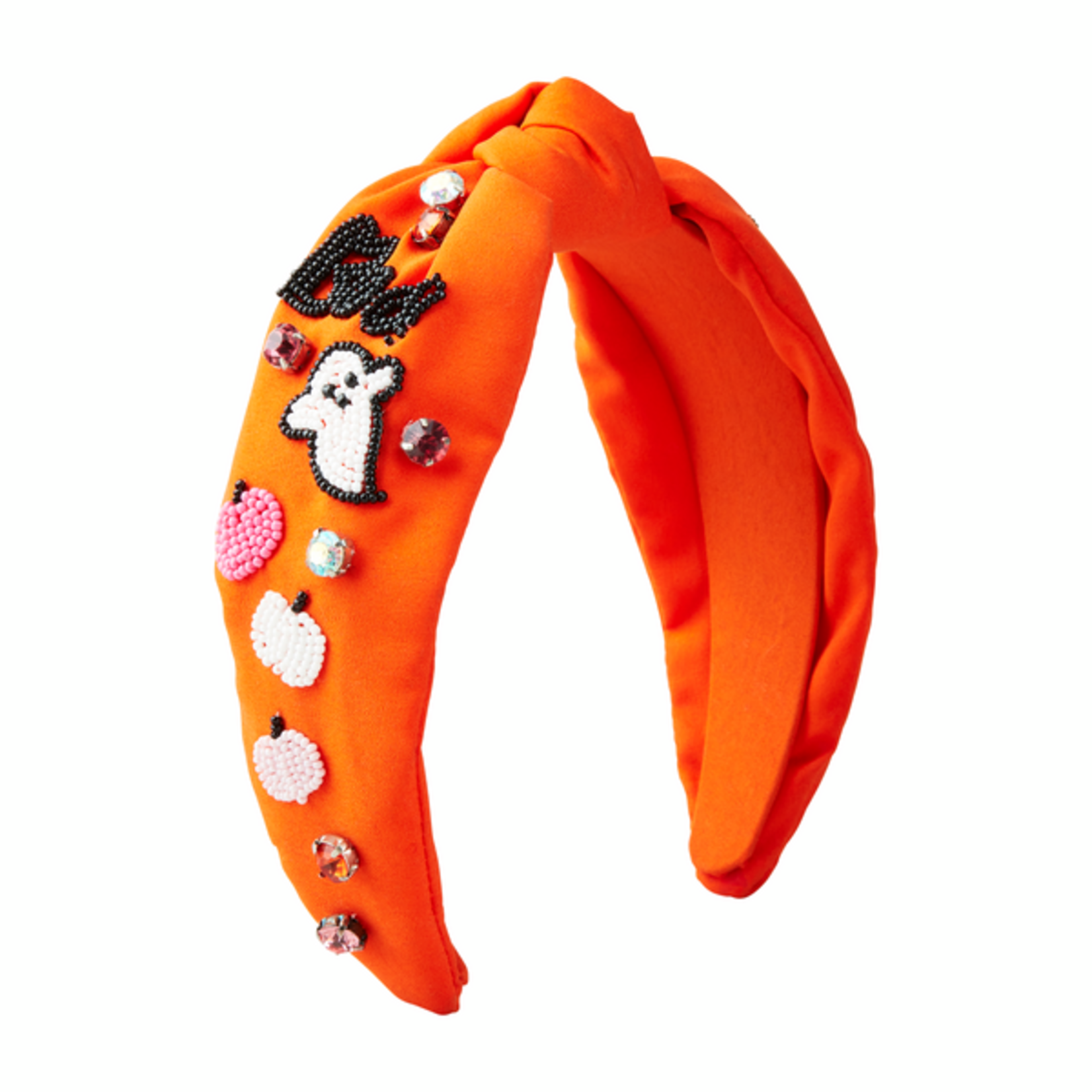 Boo Orange Knotted Headband