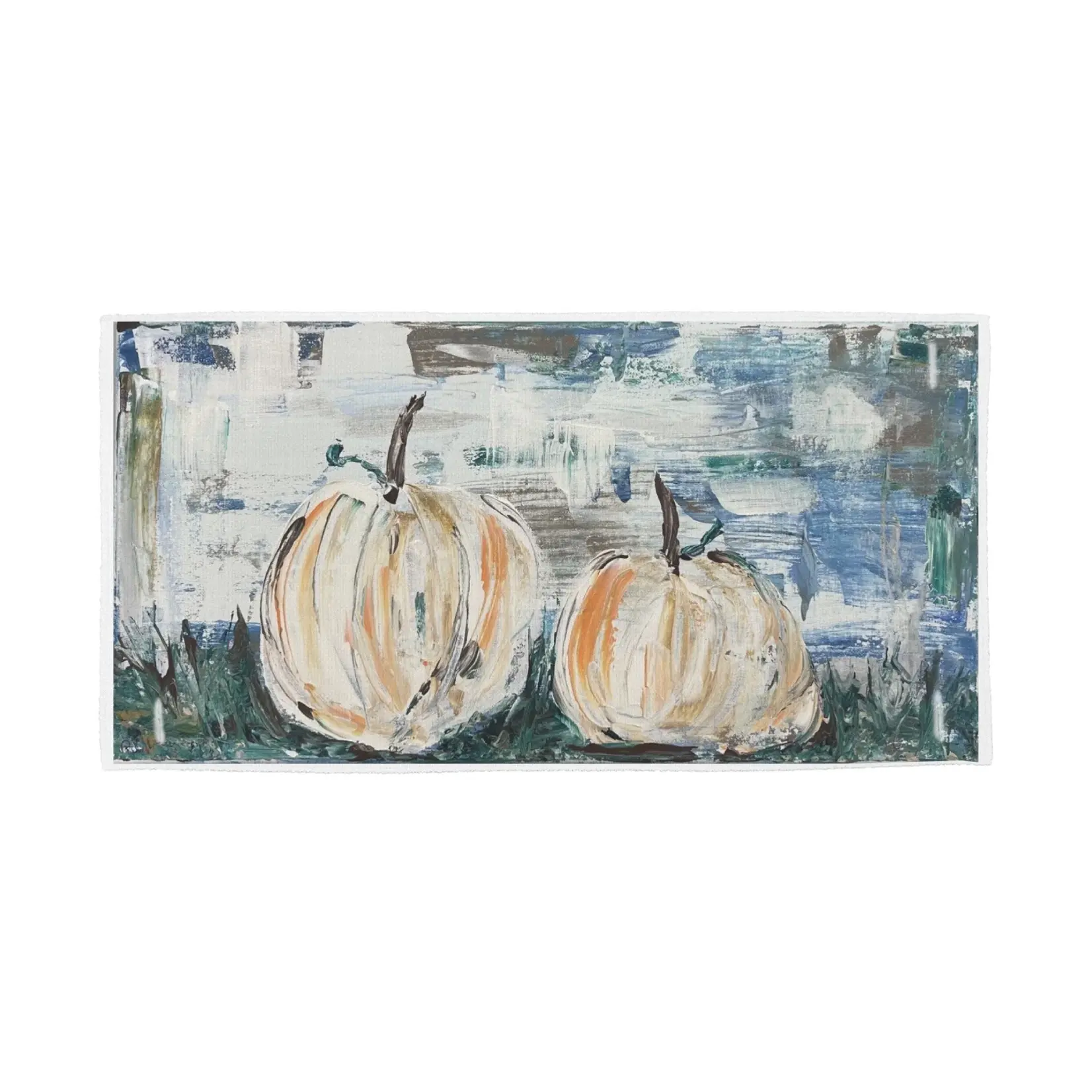 Two White Pumpkins Pillow Swap