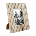 Small Beige Stripe Marble Frame