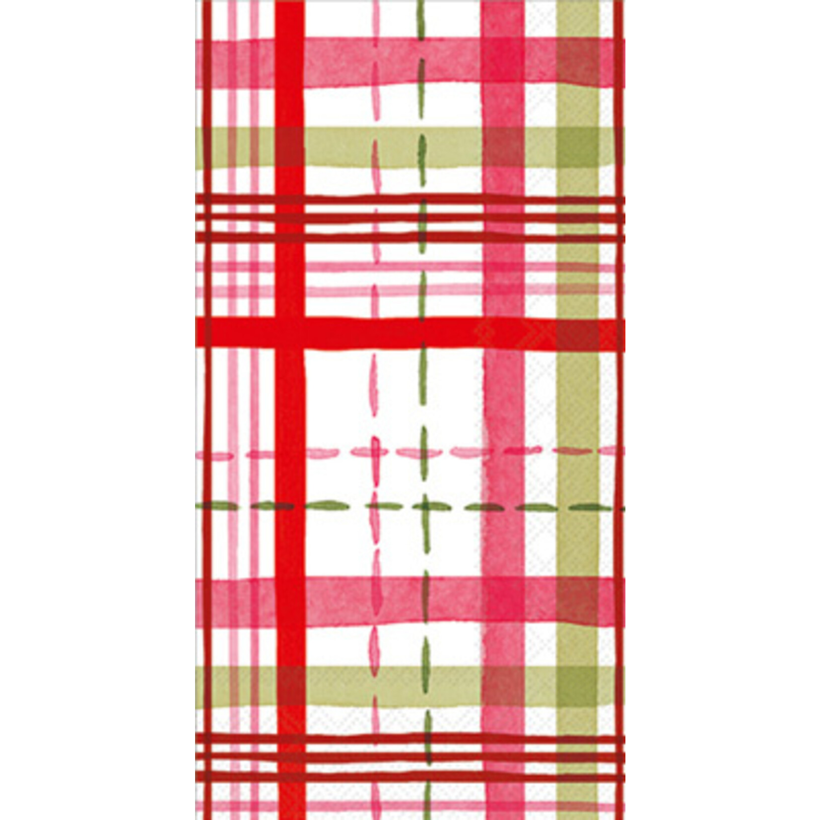 Merry Berry Plaid Guest Towels