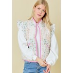 Main Strip Audrey Floral Quilted Vest