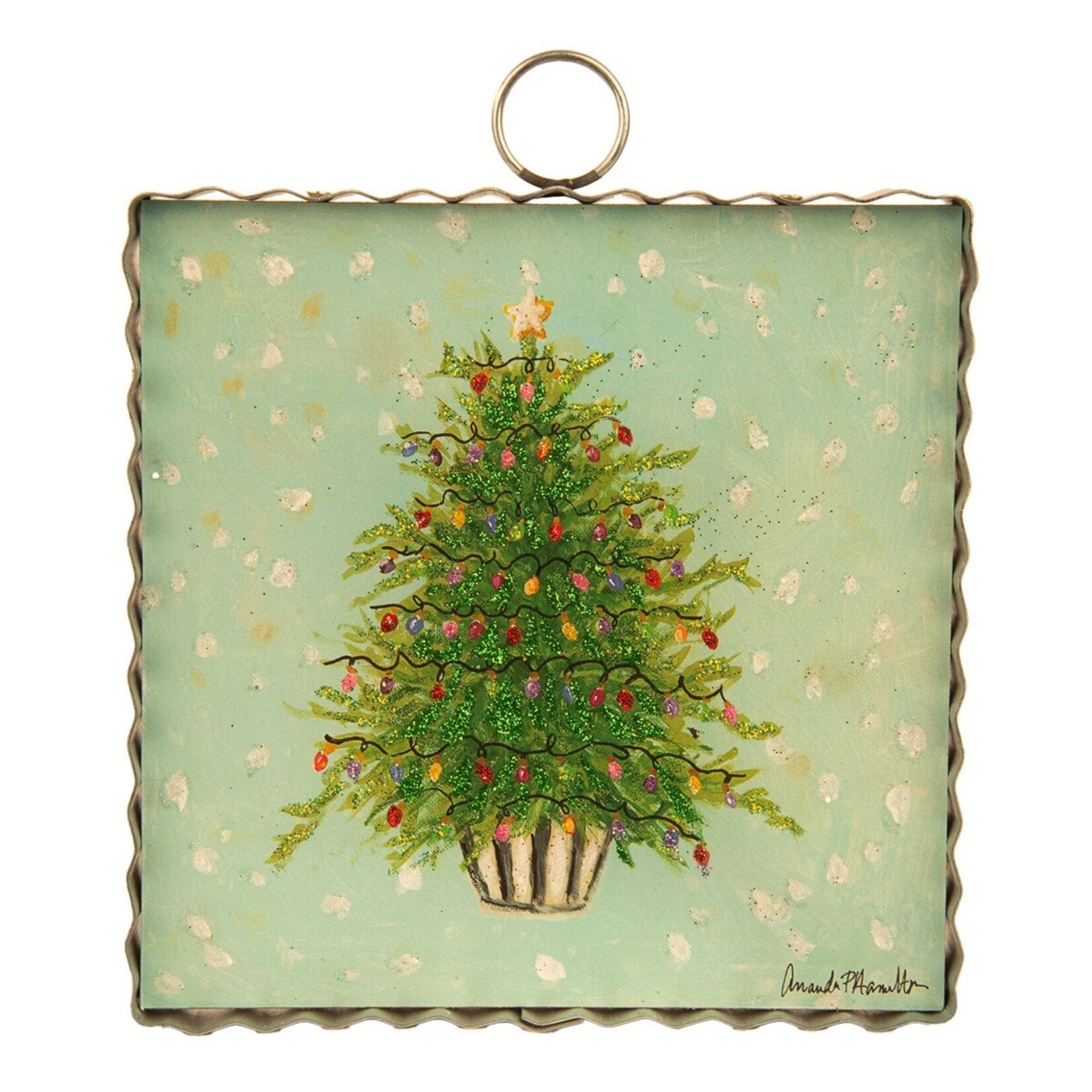 Round Top Mini Elegant Tree Print