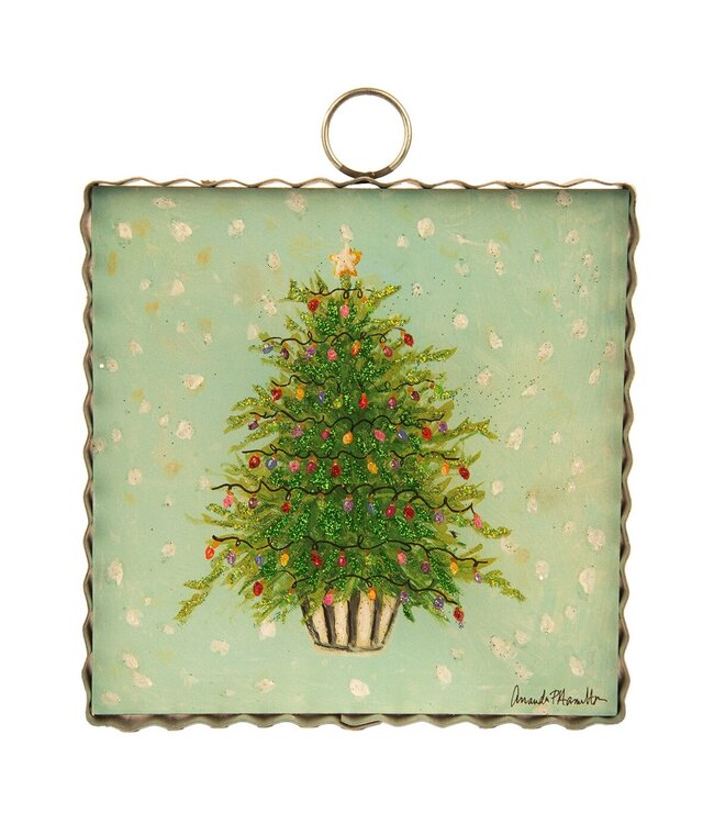 Round Top Mini Elegant Tree Print