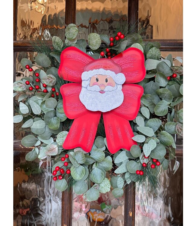 Round Top Mini Santa Charm
