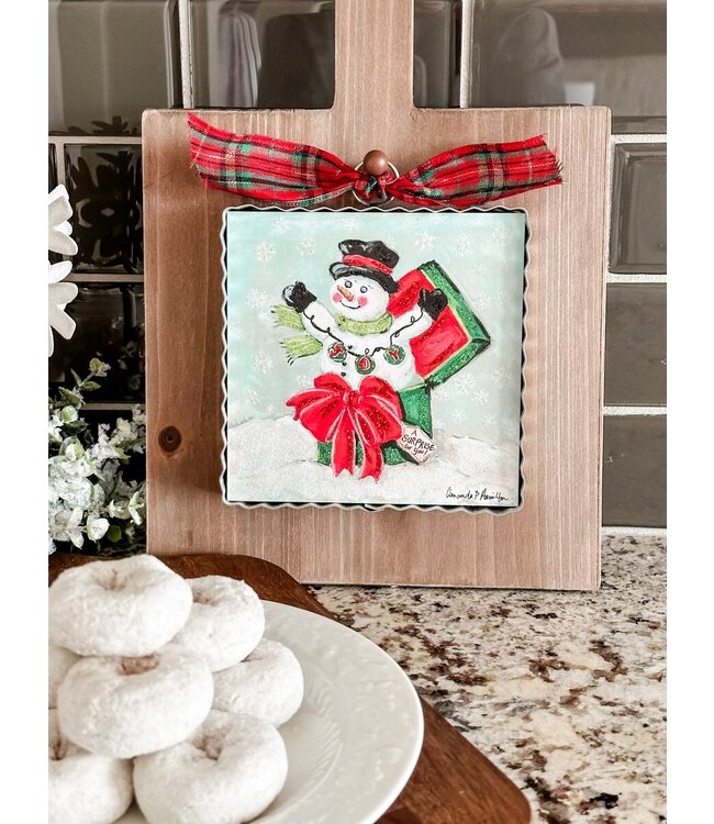 Round Top Mini Frosty In The Box Print