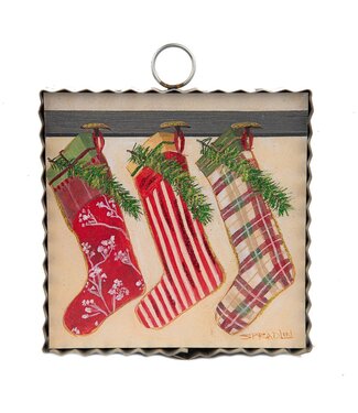 Mini Vintage Stockings Print