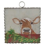 Mini Cow Next Door Print