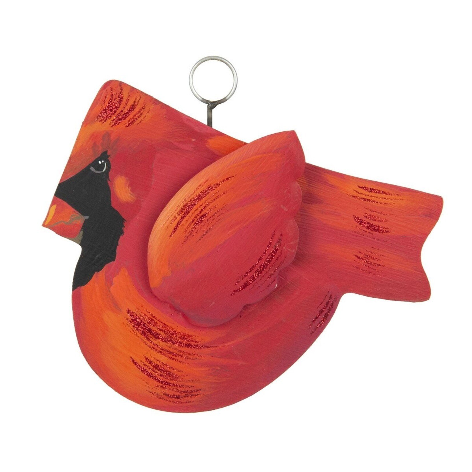 Round Top Mini Cardinal Charm