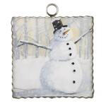 Mini Wintry Fun Snowman Print