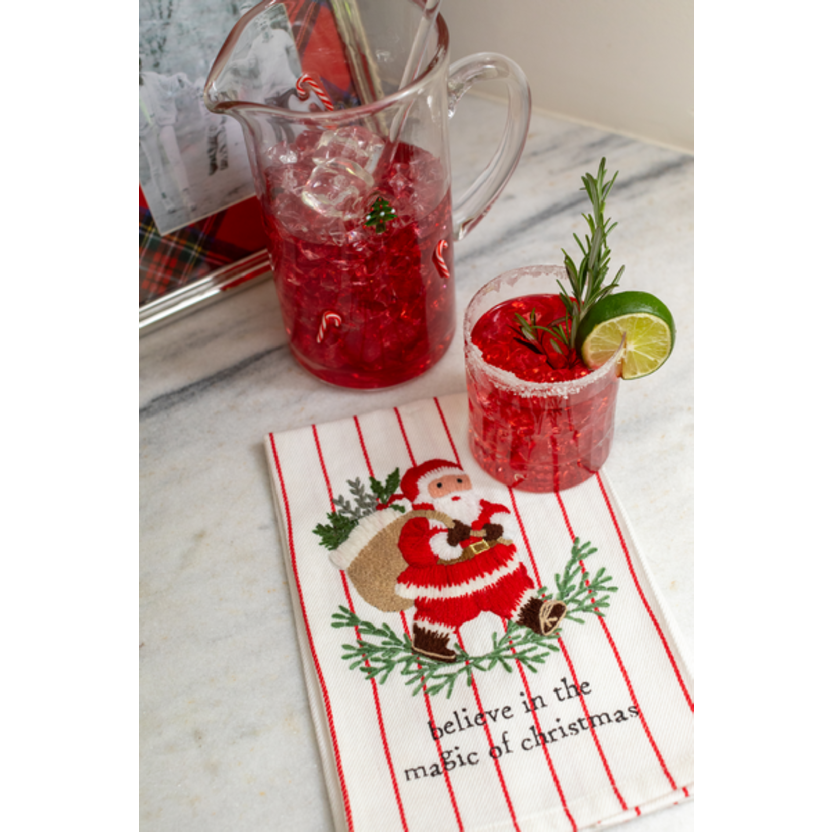 Santa Embroidered Towel