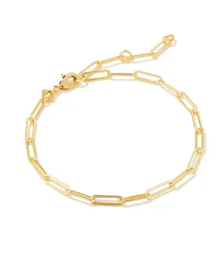 Kendra Scott Design Kendra Scott Courtney Paperclip Bracelet in Gold