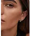Kendra Scott Cailin Gold Huggie Earrings in Aqua Crystal