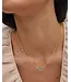 Kendra Scott Cailin Gold Pendant Necklace in Aqua Crystal