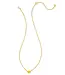 Kendra Scott Cailin Gold Pendant Necklace in Golden Yellow Crystal