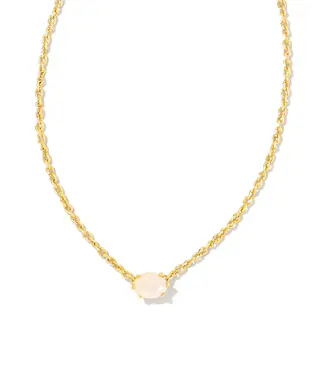 Kendra Scott Design Kendra Scott  Cailin Gold Pendant Necklace in Champagne Opal Crystal