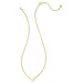Kendra Scott  Cailin Gold Pendant Necklace in Champagne Opal Crystal
