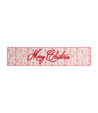 Christmas Toile Table Runner