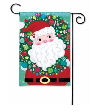 Very Merry Santa Garden Flag