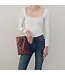 Hobo Sheila Ring Clutch Frosted Plum