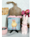 Round Top Mini Pink Bow Chick Print