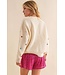Shelby Cream Gem Sweater
