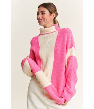 In The Beginning Dani Pink Sweater