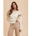 Ann Clair Taupe Chunky Sweater