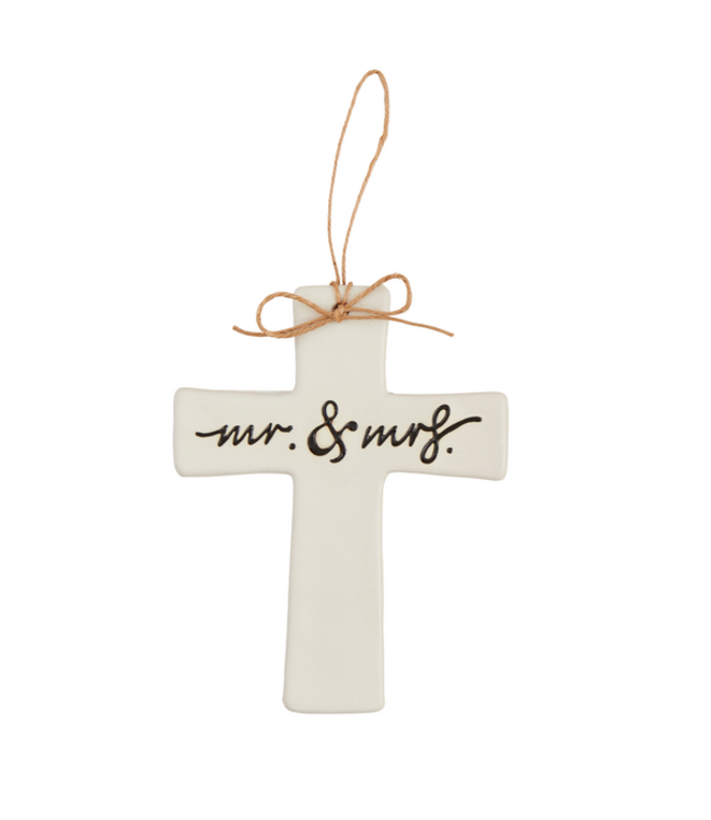 Mr. And Mrs. Wedding Cross
